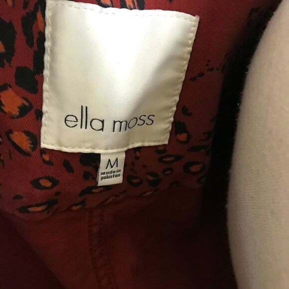 NWT Cute Ella Moss Animal Print Jean Jacket - Picture 16 of 16